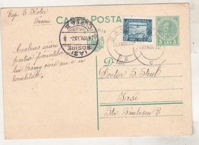 bnk cp Carte postala circulata 1932 - marca fixa foto