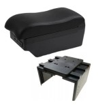 Cotieră auto universală neagră, piele ecologica, model E2 (Cotieră auto)