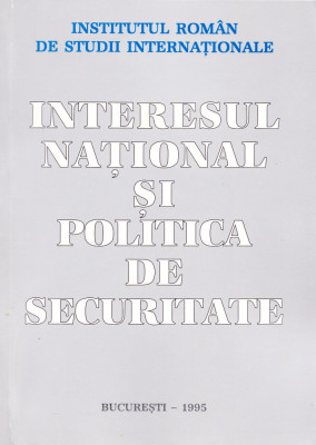 AS - INTERESUL NATIONAL SI POLITICA DE SECURITATE foto