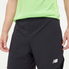 New Balance pantaloni scurți de alergare Q Speed culoarea negru