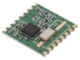 Modul RF emiţător FM 868MHz SPI 1,8&divide;3,6VDC SMD