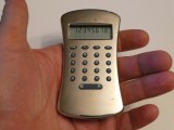 CALCULATOR DE BIROU - Convertor Euro - Vintage - Din Metal - De firma - RAR !