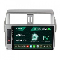Navigatie Toyota Land Cruiser Prado J150 (2013-2017), Android 13, A-Octacore 2GB RAM + 32GB ROM, 10.1 Inch - AD-BGA10002+AD-BGRKIT061 foto