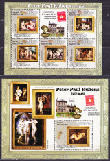 DB Arta Picturi Guineea Rubens II MS + SS MNH foto