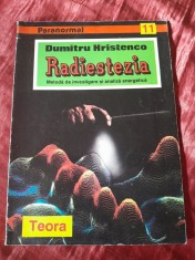 RARA, Radiestezia - Dumitru Hristenco CARTE DE COLECTIE 1995 metoda de investigare si analiza energetica