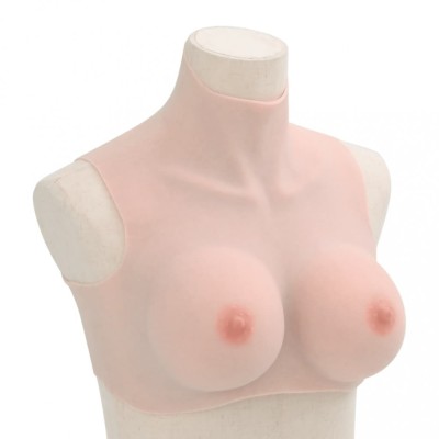 vidaXL Bust cu s&amp;acirc;ni din silicon cupă E, culoare caucazian foto