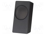 Carcasă difuzor MDF neagră piele 200mm BASSER pentru BMW 8l