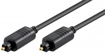 Cablu optic 1.5m TOSLINK - TOSLINK diametru 5mm Goobay foto