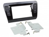 Rama Radio 2DIN Skoda Octavia 3 (5E) 2013+ ACV, Kit Montaj cu Butoane, Negru Lucios
