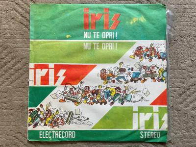 iris nu te opri 1988 disc vinyl lp muzica hard rock ST EDE 03370 electrecord VG+ foto