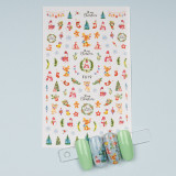 Cumpara ieftin Abtibild Unghii SensoPRO Milano, Christmas Everywhere F619