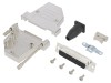 Conector D-Sub HD 44-PIN Mama Unghi 45&deg;, Amphenol, Gold Flash, Ecranat