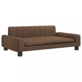 Pat de caini, maro, 90x53x30 cm, material textil