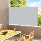 Copertina Laterala Retractabila Terasa vidaXL, Gri, 200x300 cm, Protectie UV, Impermeabila, Poliester