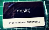 Card garanție ceas Smael, sigilat, necompletat, nenominal, policarbonat