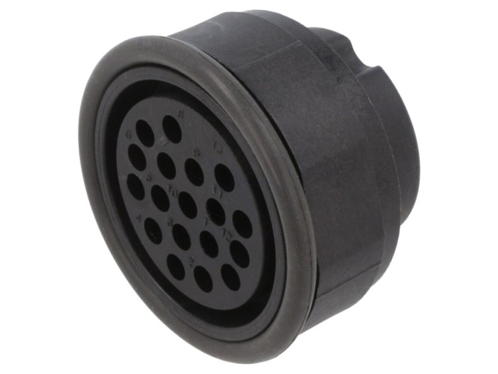 Conector circular mamă UIC558 13 pini