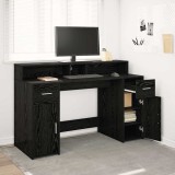 Cumpara ieftin Birou cu sertar Stejar negru 140 x 55 x 91 cm Lemn compozit