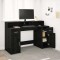 vidaXL Birou cu sertar Stejar negru 140 x 55 x 91 cm Lemn compozit