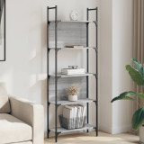 Gossi biblioteca 5 niveluri, gri sonoma, 60,5x24x166,5 cm