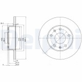 DELPHI BG3426 Disc frana