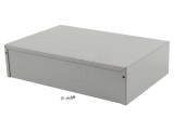 Carcasă Universală Aluminiu Gri 203x305x76mm