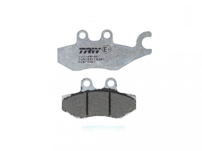 Set placute frana MCB744EC, TRW