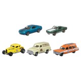 MATCHBOX SET 5 MASINUTE METALICE COFFEE CRUISERS V SCARA 1:64