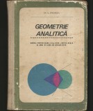 Cumpara ieftin GEOMETRIA ANALITICĂ - MATEMATICĂ - MANUAL PENTRU CLASA A XI-A LICEU - SIMIONESCU, Clasa 9, Matematica