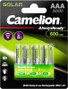 Set 4 acumulatori pentru Lampi Solare AAA, HR03, 600 mAh, Camelion
