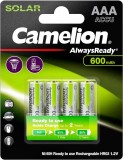 Set 4 acumulatori pentru Lampi Solare AAA, HR03, 600 mAh, Camelion