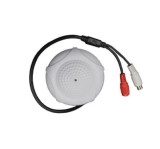 Microfon cu preamplificare tip dome pentru camera de supraveghere, cablu cu conectori