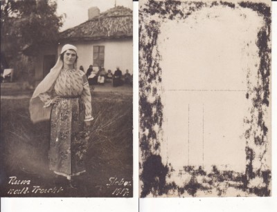 Slobozia ( Focsani, Vrancea)-tipuri, port popular militara WWI, WK1 foto