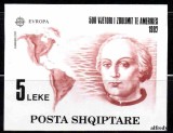 ALBANIA 1992, EUROPA CEPT, bloc neuzat, MNH