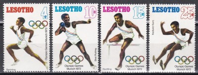 Lesotho 1972 - Jocurile Olimpice - M&amp;uuml;nchen, MNH foto