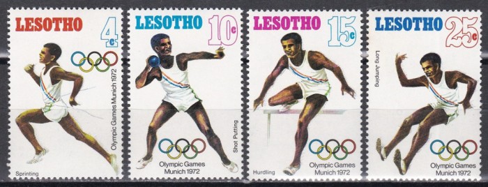 Lesotho 1972 - Jocurile Olimpice - M&uuml;nchen, MNH