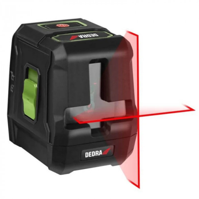 MC0901 DEDRA Nivela laser rosu cu linii in cruce, proiectare 20m