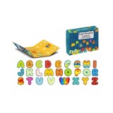 Joc educativ magnetic tip carte, Fancy Magnetic Chartlet, 26 de piese, +3 ani, multicolor, Flippy