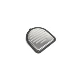 Suport cești inox original DeLonghi 5513226761 cu ramă neagră, Piese espressor