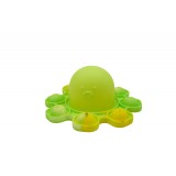 Jucarie antistres din silicon, Pop It Now and Flip It, Caracatita reversibila, 20x10 cm, Model 4, Multicolor, Flippy