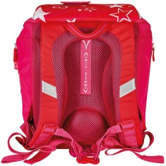 Ghiozdan neechipat SoftLight, dimensiune 38 x 28 x 23 cm, motiv Stars&amp;Stripes