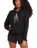 Cumpara ieftin Hanorac dama negru - Bunny Fashion - M