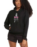 Hanorac dama negru - Bunny Fashion - L