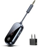 Adaptor Audio Bluetooth 6.0 2-in-1 Receiver + Transmitter Techstar, TX/RX, Dual Pairing, AUX 3.5 mm, Baterie 250 mAh, Hands-Free, Low Latency, raza 10
