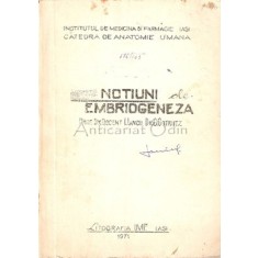 Notiuni De Embriogeneza - I. Iancu, C. Cotrutz