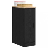 VidaXL Dulap depozitare garaj negru 30x51x85 cm lemn masiv de pin