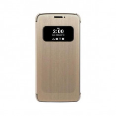 Husa flip s-view LG G5, auriu foto