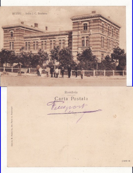 Buzau - Scoala Bratianu