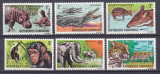 DB1 Fauna Africana 1966 Gabon 6 v. MNH, Nestampilat