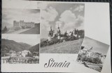 Carte postala, imagini din Sinaia, inceputul perioadei comuniste