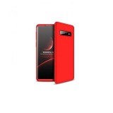 Husa Samsung Galaxy S10 Plus, FullBody Elegance Luxury Rosu, acoperire completa 360 grade cu folie de